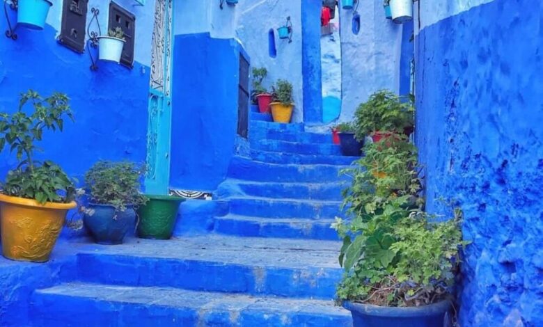 فوربس تختار منازل مدينة شفشاون المغربية أفضل صور على إنستجرام