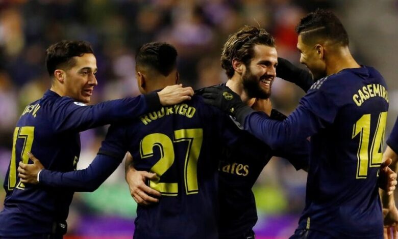 ناتشو يقود ريال مدريد إلى صدارة الدوري الإسباني