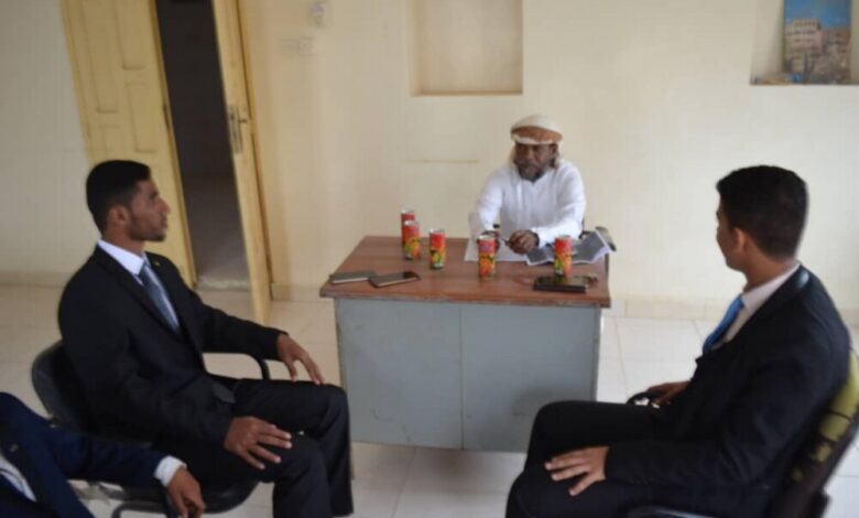 حكومة شباب واطفال اليمن فرع سقطرى تلتقي بمدير مكتب الأوقاف بالمحافظة