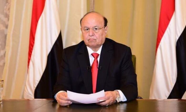 مصدر رئاسي: الرئيس هادي اوقف العمل بقرار وقف الوزير الجبواني عن العمل