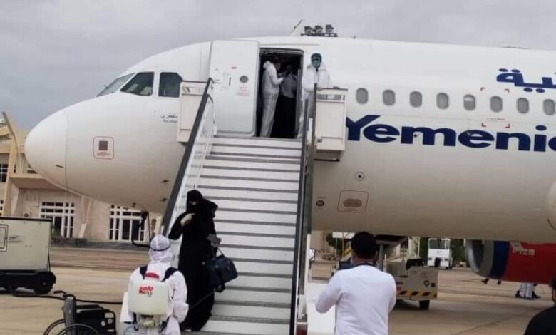 وصول اول طائرة تقل العالقين من الأردن إلى مطار سيؤن الدولي