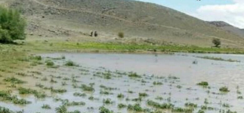 صنعاء..أمطار غزيرة تسببت في جرف أراضي زراعية في مديرية سنحان