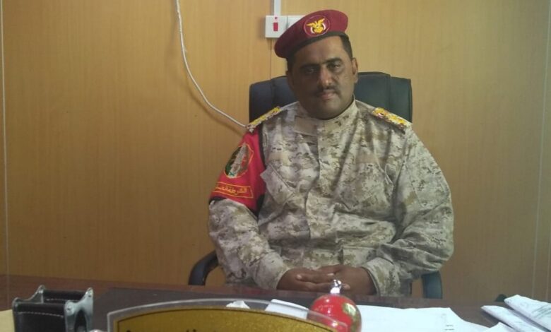 قائد الشرطة العسكرية بالمهرة يهنى رئيس الجمهورية بحلول عيدالأضحى المبارك