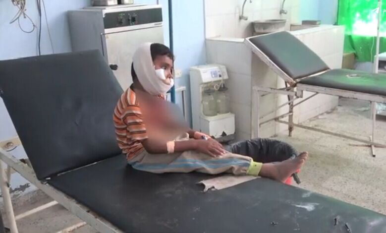 إصابة طفل برصاص قناصة مليشيات الحوثي في مديرية حيس