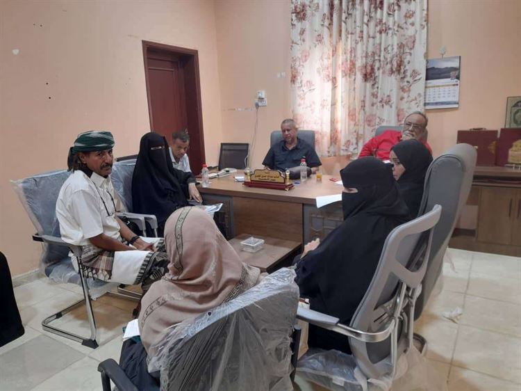 رئيس اتحاد الجمعيات والمؤسسات الاجتماعية الخيرية يلتقي مدير مؤسسة العوافي (شبوة) بمحافظة عدن