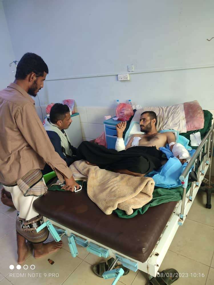 غيثان يزور الجرحى ويطمئن على صحتهم بمستشفيات العاصمة عدن