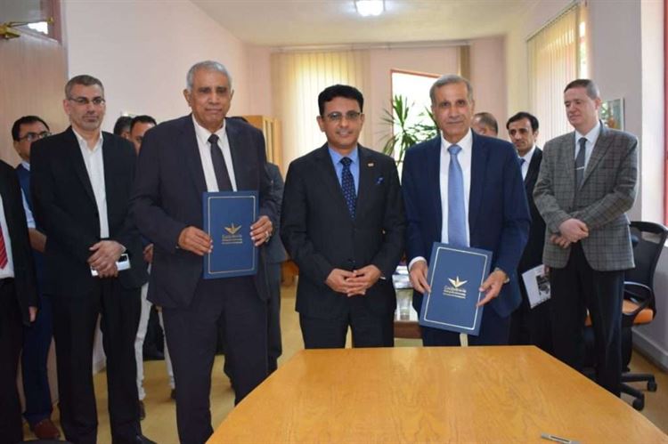 السفارة اليمنية بالقاهرة توقع بروتوكول تعاون مع جامعة هيلوبوليس