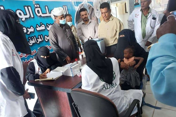 تدشين الحملة الوطنية ضد مرض الحصبة و الحصبة الألمانية بمديرية خنفر