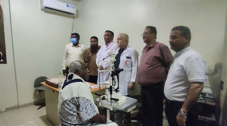 تدشين حملة المستشفى الكوبي - عدن الخيرية لدعم مكتب الصحة - أبين بالأطباء الاختصاصيين