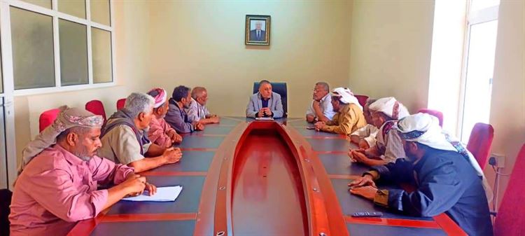 أمين عام المجلس المحلي بمحافظة أبين يؤكد على أهمية تفعيل دور المجلس المحلي بمديرية لودر