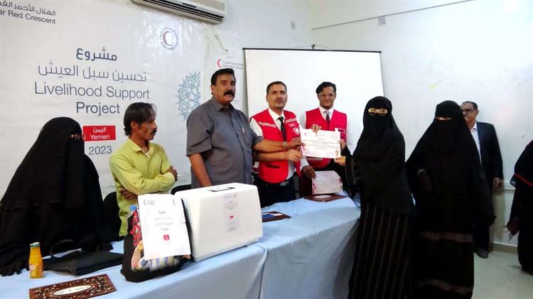 بتمويل قطري استفادة 111 امرأة بعتق شبوة من مشروع سبل العيش والتمكين الاقتصادي .
