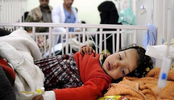 تقرير دولي:تسجيل نحو ألف حالة اشتباه بالكوليرا في اليمن خلال خمسة أسابيع
