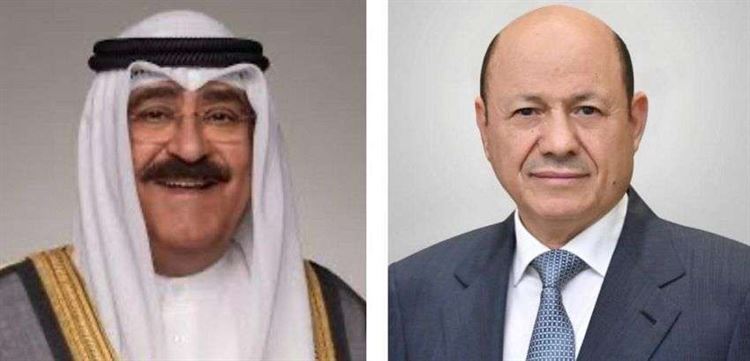 رئيس مجلس القيادة يعزي في وفاة امير دولة الكويت