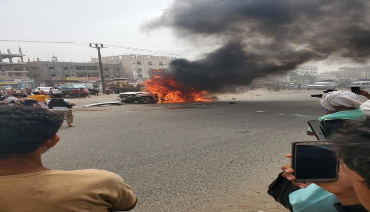 الكشف عن هوية الشخص الذي تعرضت سيارته لانفجار بلحج