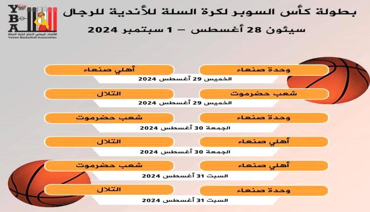 إتحاد السلة يحدد مواعيد بطولة السوبر