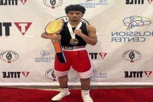 شاب يمني يحقق بطولة الملاكمة في الولايات المتحدة الأمريكية