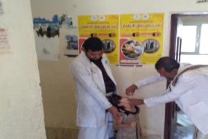 تدشين الحملة الوطنية ضد شلل الأطفال بمديرية جيشان