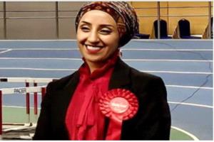ابتسام محمد أول امرأة يمنية عضوا بمجلس العموم البريطاني 

