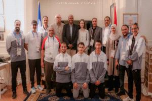 السفارة اليمنية في باريس تحتفي ببعثة بلادنا المشاركة في الأولمبياد