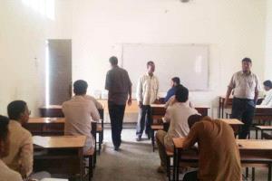 أعضاء اللجنة الفرعية للاختبارات بوادي حضرموت يتفقدون عددَا من المراكز في سيئون
