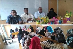 الراعي يدشن افتتاح مركز تدريب الشطرنج للفتيات بمجمع الفتح للبنات بخنفر 