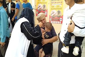 تدشين حملة التحصين ضد شلل الاطفال للجولة الثانية بيافع سرار 
