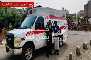 مدير مكتب الصحة والسكان بأحور يستلم سيارة إسعاف لمستشفى أحور 