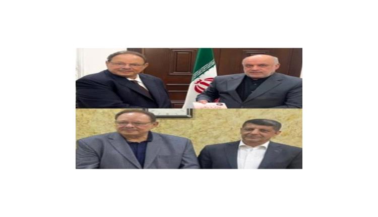 الرئيس علي ناصر محمد يزور السفير الإيراني في بيروت ومسؤول العلاقات الإعلامية في حزب الله