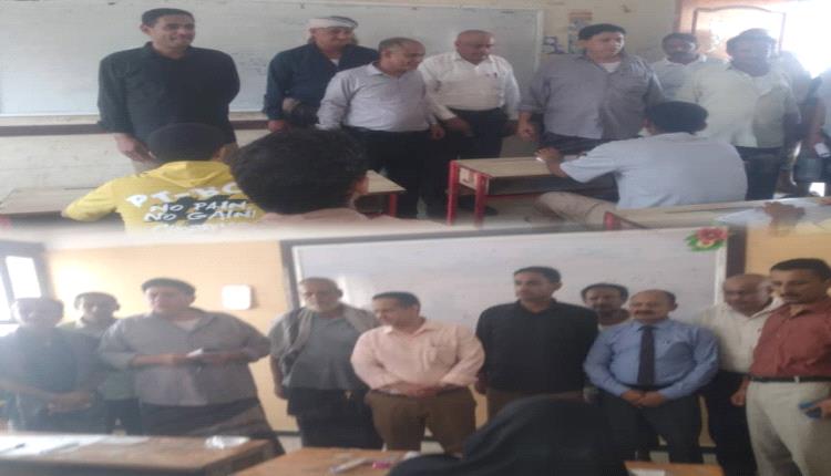 الحالمي يدشن امتحانات الثانوية العامة للعام الجاري في محافظة لحج