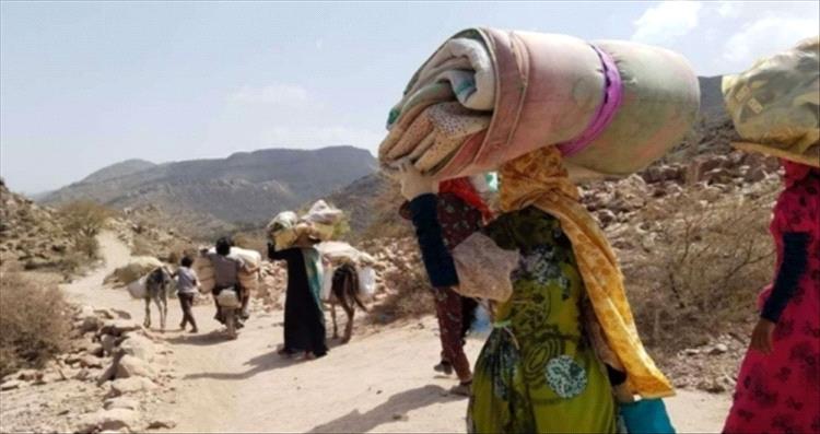 مأساة إنسانية متفاقمة.. النزوح الداخلي في اليمن يدفع 18 ألف شخص إلى حافة الهاوية