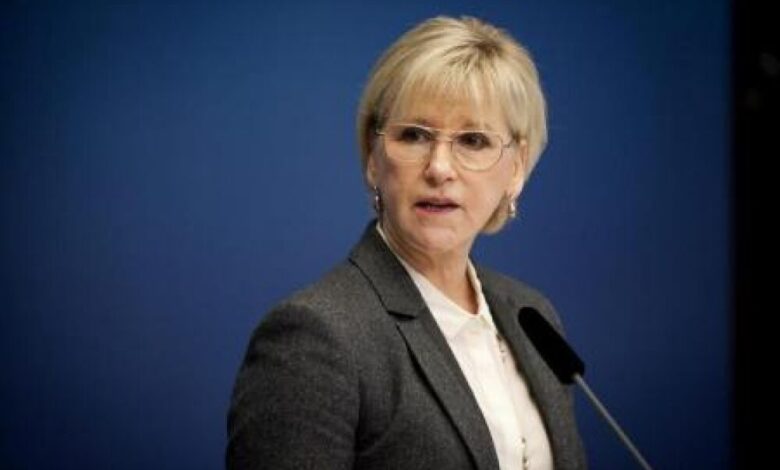 وزيرة سويدية: إسرائيل تخطت كل الحدود في ردها على اعتراف ستوكهولم بفلسطين