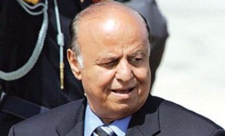 الرئيس اليمني يبحث مع وزير الدولة البريطاني جهود احلال السلام في اليمن