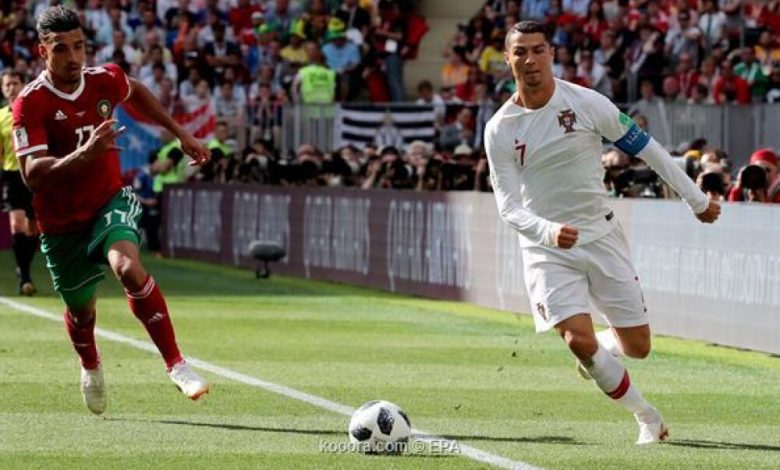نجم عربي يرافق رونالدو في قائمة أسرع لاعبي المونديال