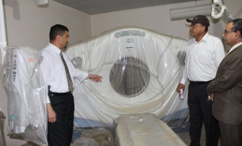 المحافظ سالمين يطلع على اوضاع مستشفى عدن