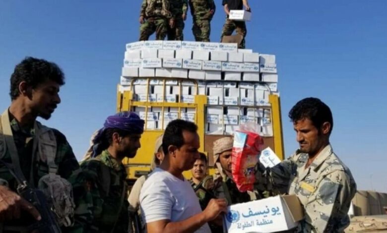 اتهامات لقيادات حوثية ببيع "الكلور" المقدم كمساعدات للشعب اليمني