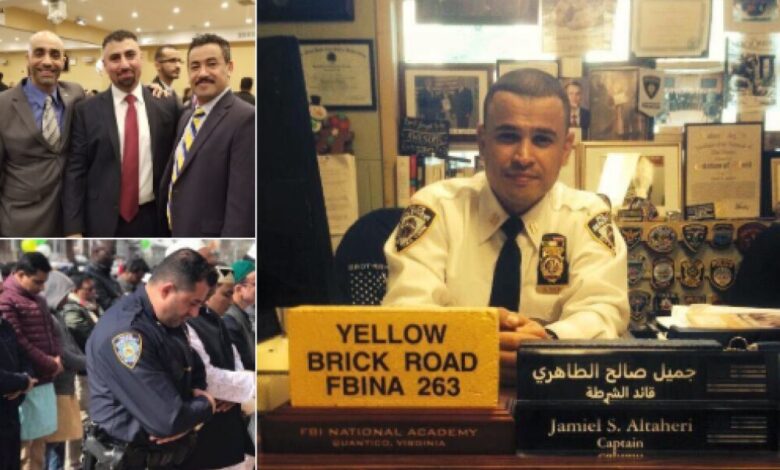 بالصورة: يمني قائد قسم شرطة في مدينة نيويورك الامريكية