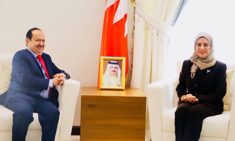 الأحمدي يلتقي رئيس مجلس النواب البحريني