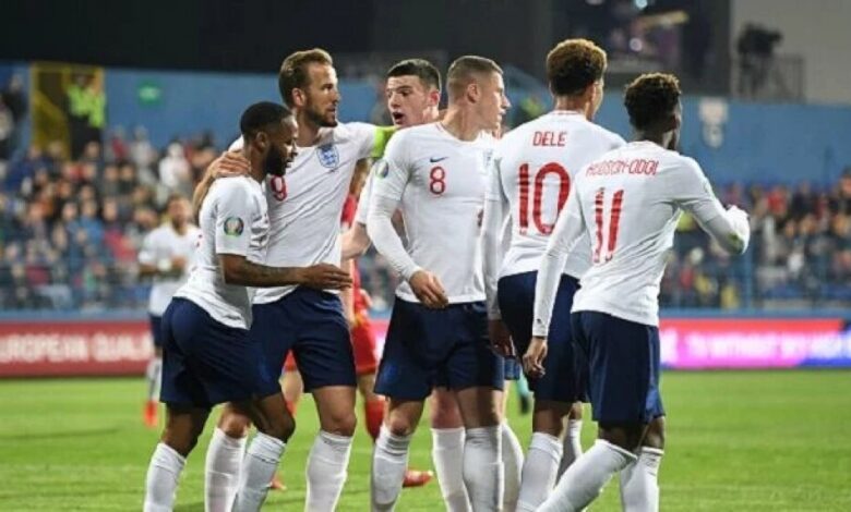 منتخب إنجلترا يكتسح الجبل الأسود والبرتغال تتعثر