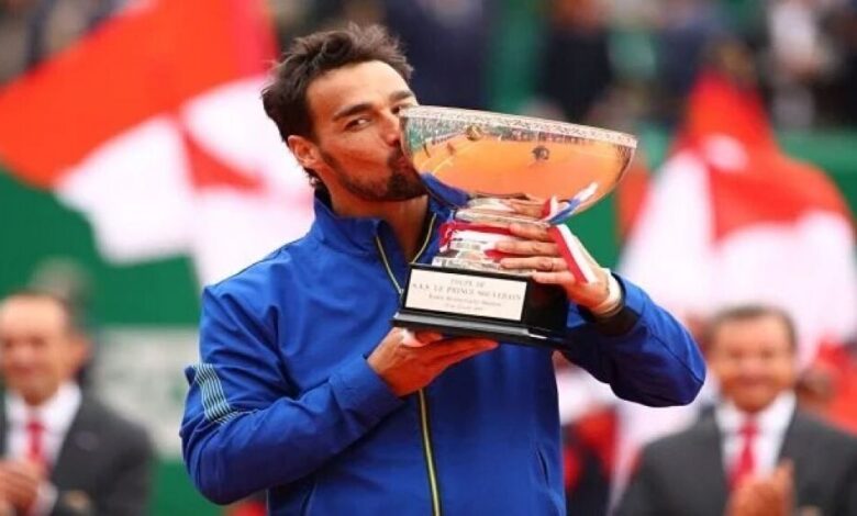 الإيطالي فونيني يتوج بلقب بطولة مونتي كارلو لكرة التنس