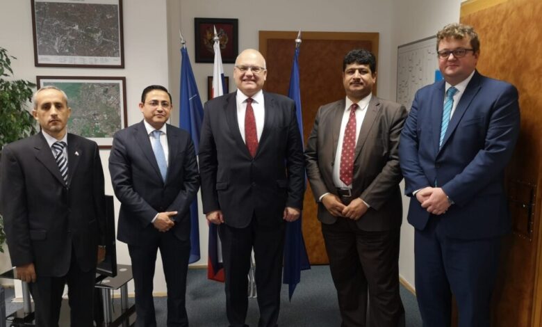 سفير اليمن يلتقي رئيس الدائرة السياسية بوزارة الخارجية السلوفاكية