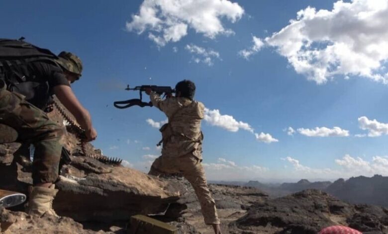 الجيش الوطني يدك تعزيزات ميليشيا الحوثي شمال نهم