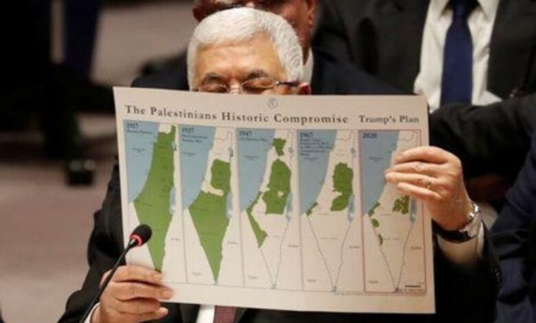 عباس بالأمم المتحدة: أمريكا تعرض على الفلسطينيين دولة كقطعة "جبن سويسري"