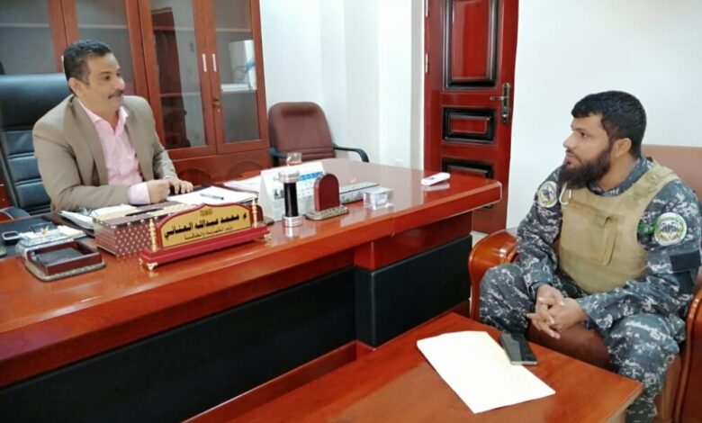 وزير الكهرباء يلتقي قائد قوات حماية المنشآت الحكومية
