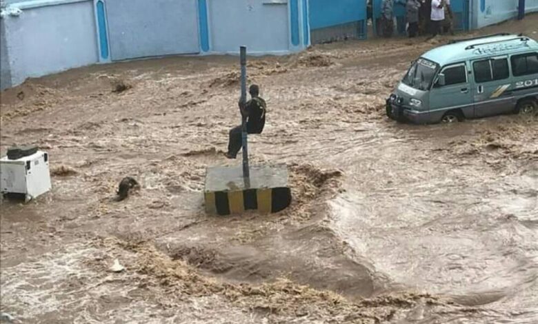 سام تدعو المجتمع الدولي لإغاثة اليمن بصورة عاجلة في ظل كوارث السيول
