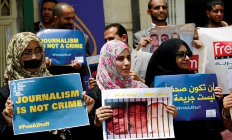 انتهاكات حوثية بالجملة ضد الصحافيين ووسائل الإعلام