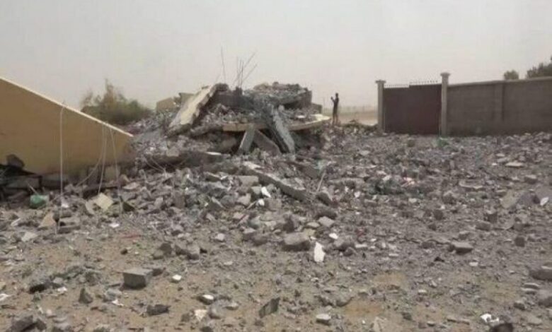مدير عام مديرية حيس: تفجير المليشيات الحوثية مدرسة قرية الحمينية جريمة ممنهجة