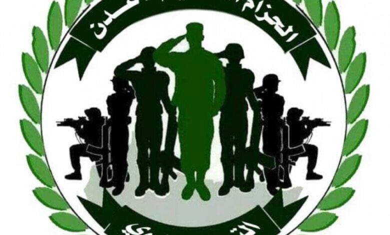 قوات الحزام الأمني بعدن تعزي اللواء عيدروس الزبيدي في وفاة نجل شقيقه