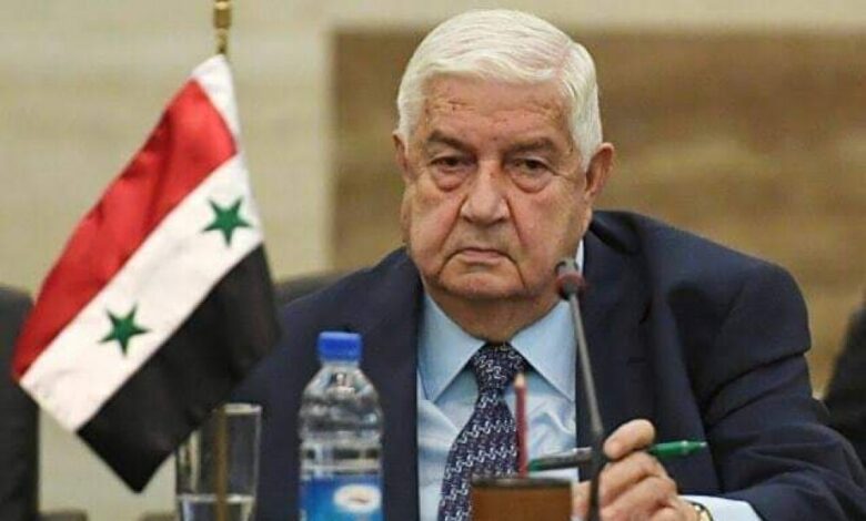 وفاة وزير خارجية النظام السوري وليد المعلم