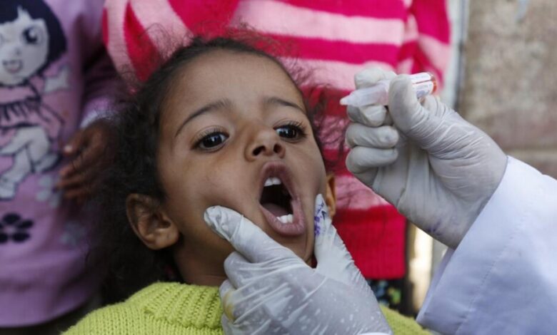 اليمن: تطعيم ضد شلل الأطفال