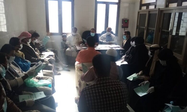 دورة تدريبية للمشرفين والعاملين في حملة التحصين ضد شلل الأطفال بمديرية سرار.